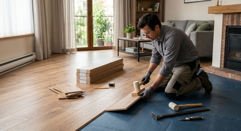 Laminate Floor Installation in Beverly, MA
