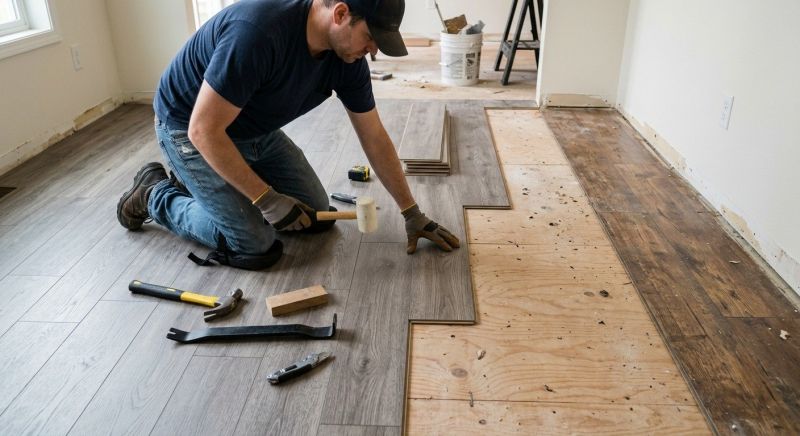 Laminate Floor Installation in Dracut, MA