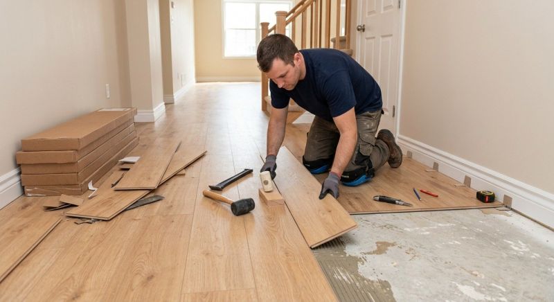Laminate Floor Installation in Georgetown, MA