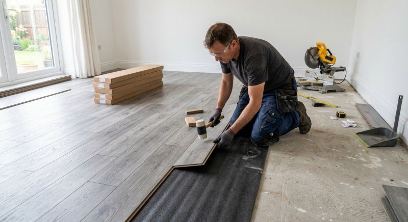 Laminate Floor Installation in Malden, MA