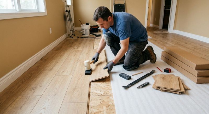 Laminate Floor Installation in Rockingham County, NH