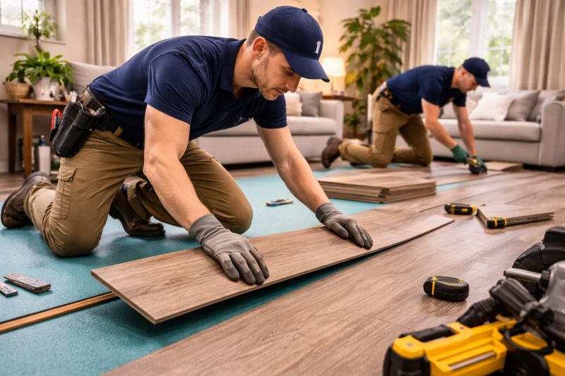Laminate Floor Replacement in Danvers, MA