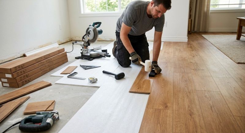 Laminate Floor Replacement in Wayland, MA