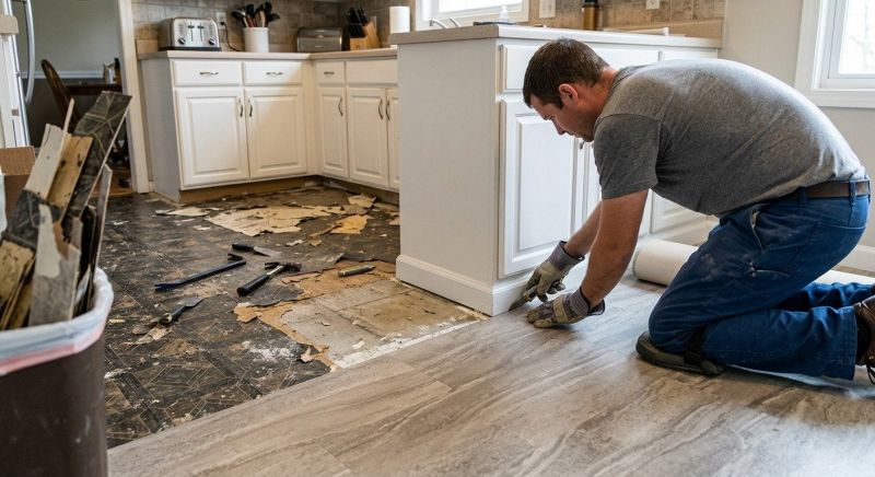 Linoleum Floor Installation in Haverhill, MA