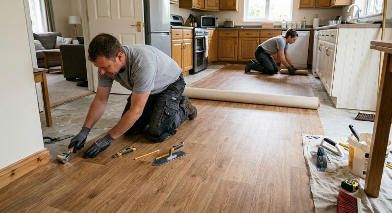 Linoleum Floor Installation in Billerica, MA