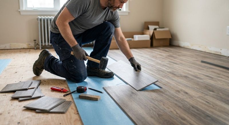 Linoleum Floor Installation in Melrose, MA