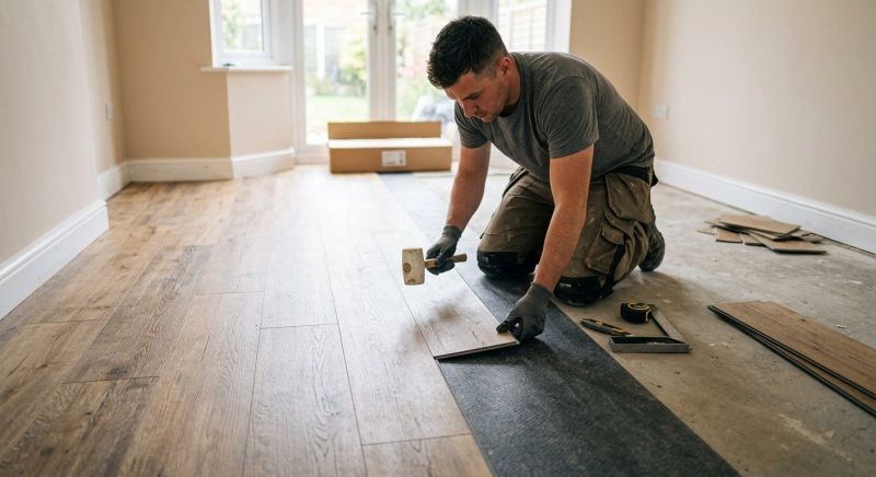 Luxury Vinyl Tile Installation in Georgetown, MA