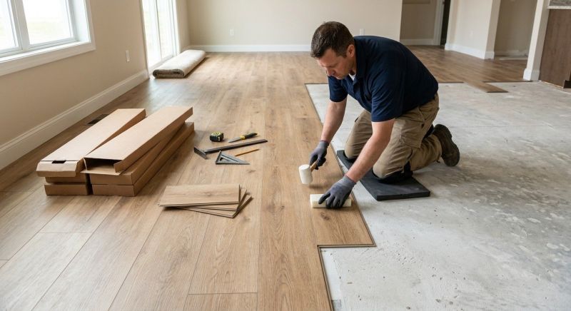 Luxury Vinyl Tile Installation in Hyde Park, MA