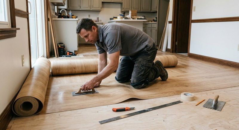 Sheet Flooring Installation in Everett, MA