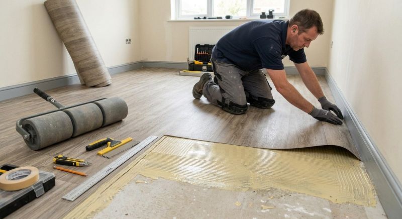 Sheet Vinyl Installation in Middleton, MA