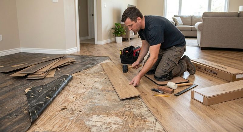 Vinyl Flooring Installation in Londonderry, NH