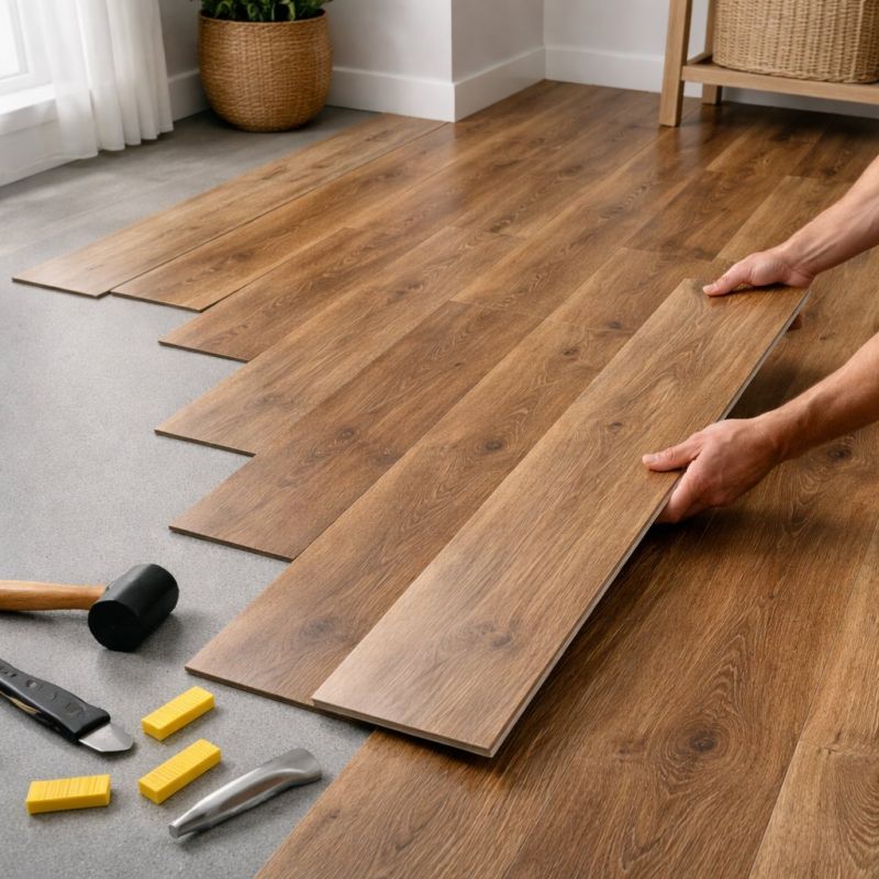 Vinyl Plank Floor Installation in Billerica, MA